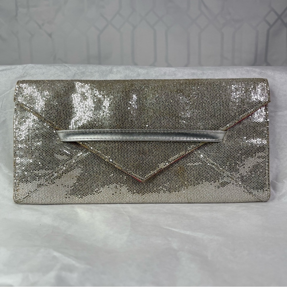 Victoria's Secret Metallic Silver Clutch